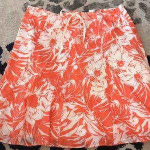 J. Crew Floral Skirt